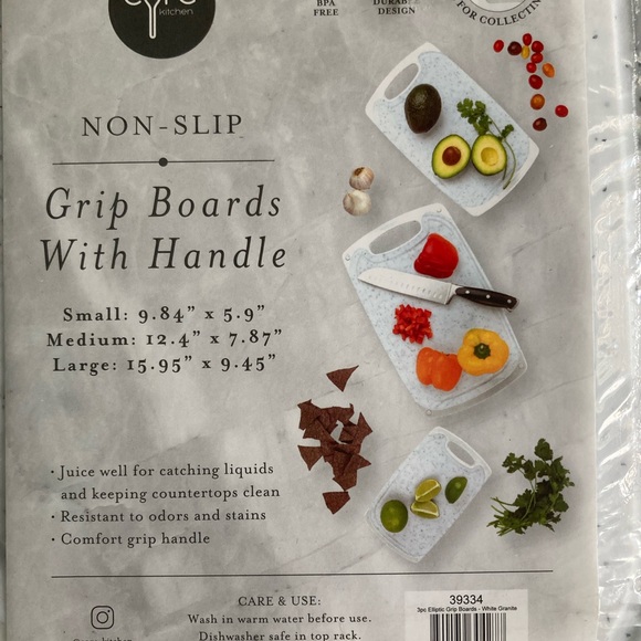 🔹NEW SET OF (3) NON-SLIP KITCHEN BOARDS🔹 - Picture 3 of 5